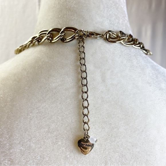 Betsey Johnson blue enamel bird statement necklace. - Picture 3 of 6